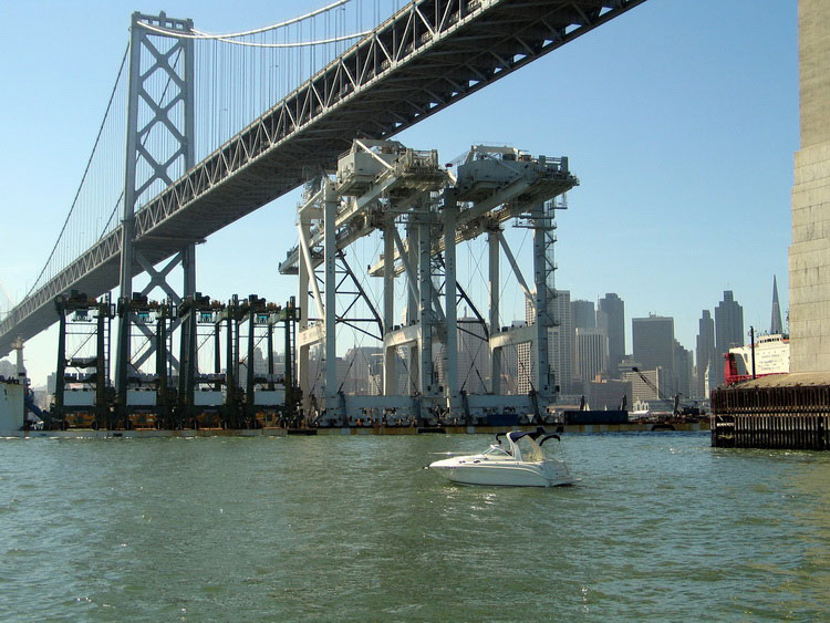 Tight fit getting under the bay bridge r/bayarea