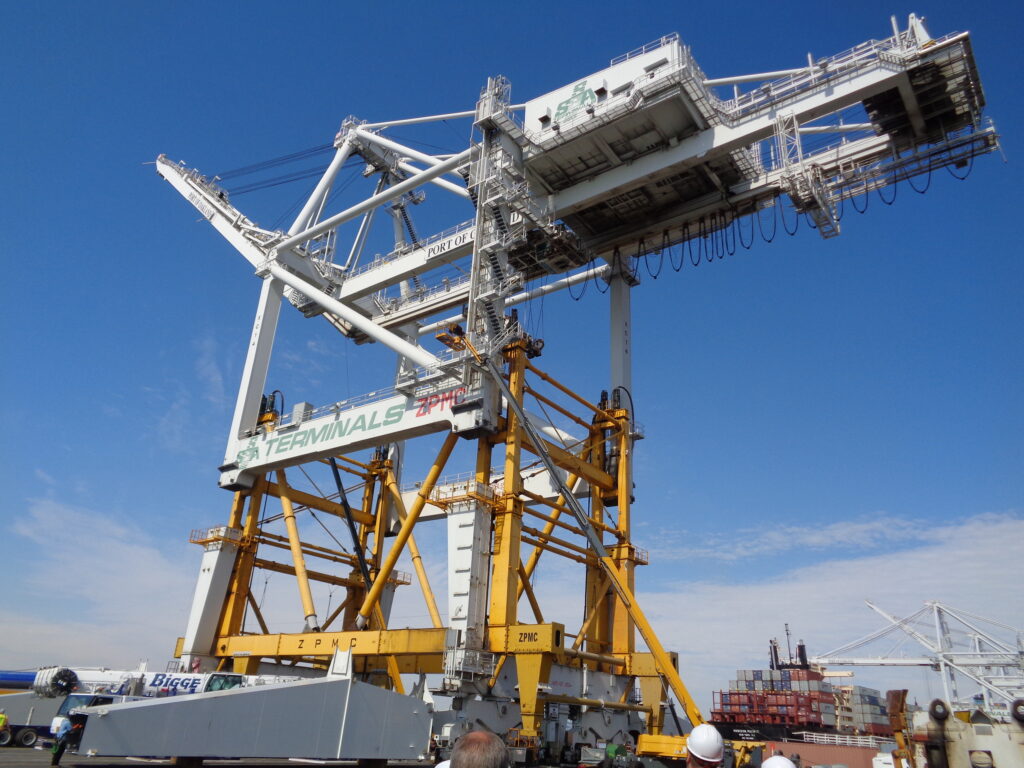 SSA Port of Oakland Crane Raise | Liftech Consultants Inc