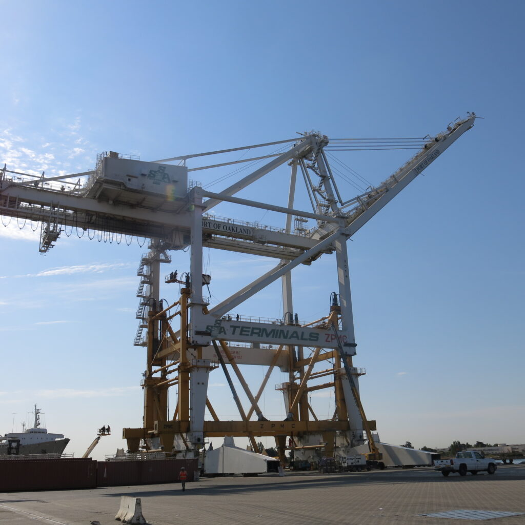 SSA Port of Oakland Crane Raise | Liftech Consultants Inc