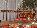 Gingerbread Crane Left Side with Boom Extended
