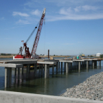 Wharf During Construction