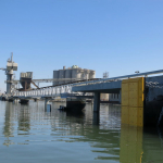 Fender and Face of Wharf with Aluminum Ramps