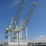 Port of Oakland Hanjin ZPMC Cranes