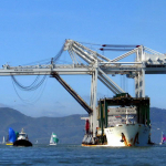ZPMC Cranes Being Delivered to Port of Oakland