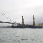 Arrival at Golden Gate Bridge Construction