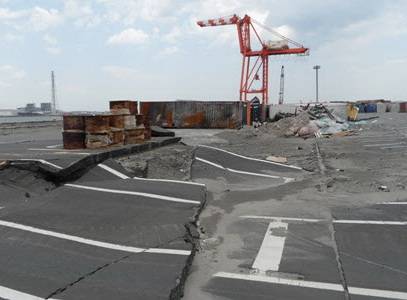 Soil Failure at Sendai Container Terminal